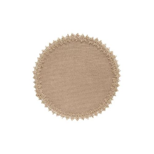 Lugar americano em Juta Copa&Cia Detroit Renda 38cm Natural Lugar americano em Juta Copa&Cia Detroit Renda 38cm Natural