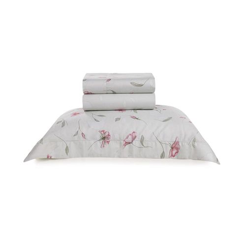 Jogo de cama em algodão Trussardi Venus cetim 200 fios solteiro 180x260cm Jogo de cama em algodão Trussardi Venus cetim 200 fios solteiro 180x260cm