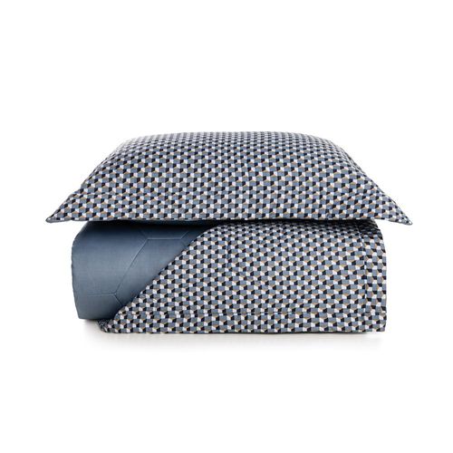Colcha com porta-travesseiro Trussardi Locatelli cetim 200 fios solteiro 180x250cm