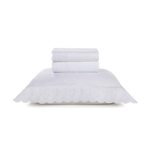 Jogo de cama em algodão Trussardi Farfalla cetim 200 fios solteiro 180x260cm Jogo de cama em algodão Trussardi Farfalla cetim 200 fios solteiro 180x260cm