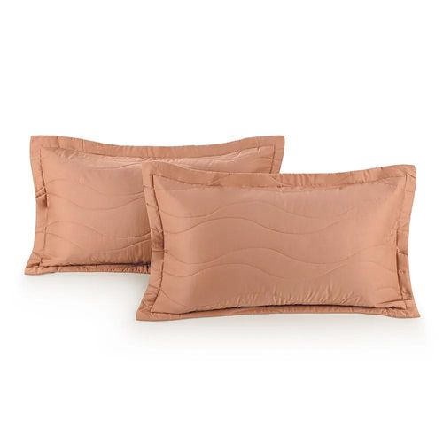 Jogo 2 Porta-Travesseiros Padrão 300 fios Trussardi Novara Solare Jogo 2 Porta-Travesseiros Padrão 300 fios Trussardi Novara Solare