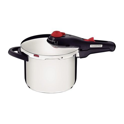 Panela de Pressão de Aço Inox Tramontina Solar 6 litros