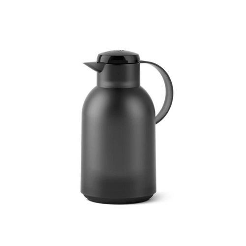 Garrafa térmica Emsa Quick Press Samba 1,5 litro preta Garrafa térmica Emsa Quick Press Samba 1,5 litro preta