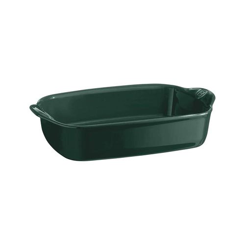 Travessa retangular em cerâmica Emile Henry 22x14cm verde
