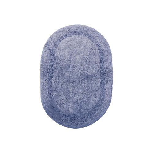 Tapete Domani Solid Plain Oval 45cmx65cm Azul Jeans Tapete Domani Solid Plain Oval 45cmx65cm Azul Jeans