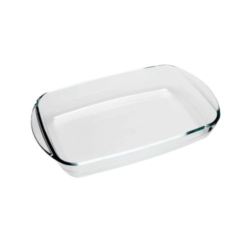 Assadeira retangular em vidro borossilicato Dynasty Temqter 4,5 litros incolor Assadeira retangular em vidro borossilicato Dynasty Temqter 4,5 litros incolor
