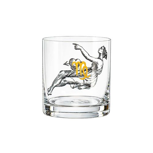 Copo wisk em cristal Bohemia Zodiac Virgem 280ml Copo wisk em cristal Bohemia Zodiac Virgem 280ml