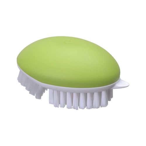 Escova para lavar frutas e legumes de plástico Hudson 18,57cm verde