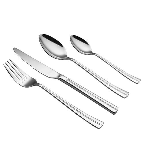 Faqueiro em aço inox Fracalanza Catena 24 peças serve 6 pessoas