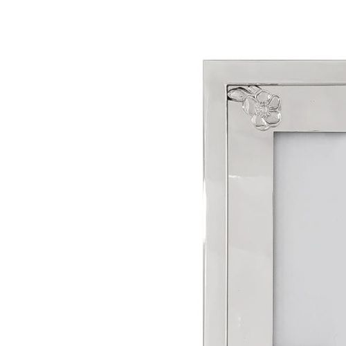 Porta retrato em prata Orfevrerie Royale Flor 10x15cm Porta retrato em prata Orfevrerie Royale Flor 10x15cm