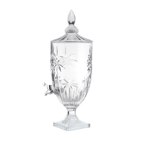 Dispenser em cristal com pé Wolff Palm Tree 4 litros