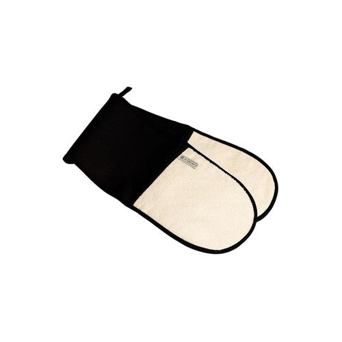 Luva dupla para forno de algodão Le Creuset 19cm preto