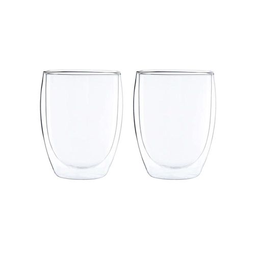 Jogo de copos parede dupla em vidro Maxwell & Williams Blend 350ml 2 peças