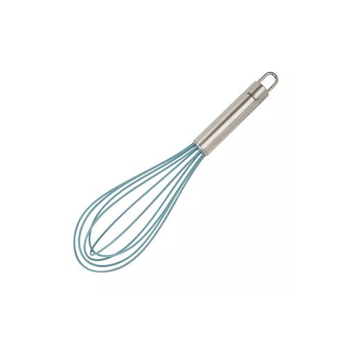 Batedor de ovos em aço inox e silicone Zenker Candy 24cm azul