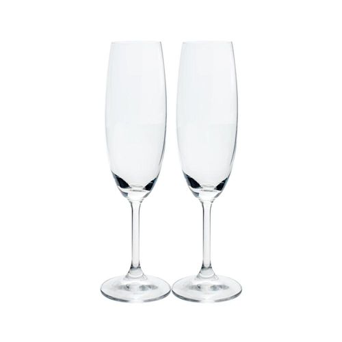 Jogo de taças para champanhe em cristal ecológico Bohemia Anna 220ml 2 peças