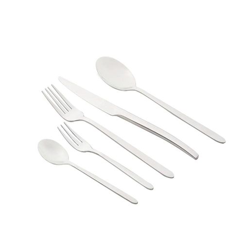 Faqueiro em aço inox Kenya 30 Peças prata