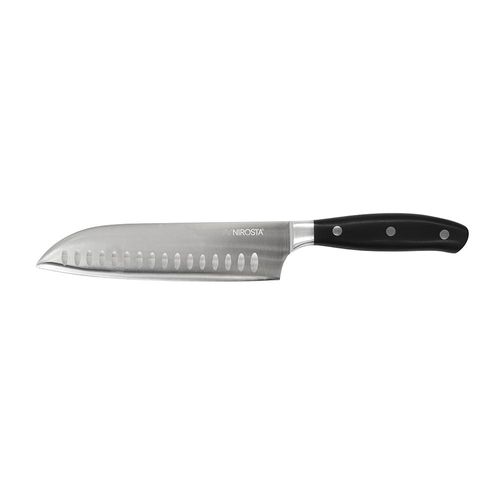 Faca santoku Fackelmann Nirosta Graphite em aço inox 33,5x4,6cm