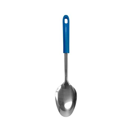 Colher de inox Fackelmann Elemental 7,5x32cm azul