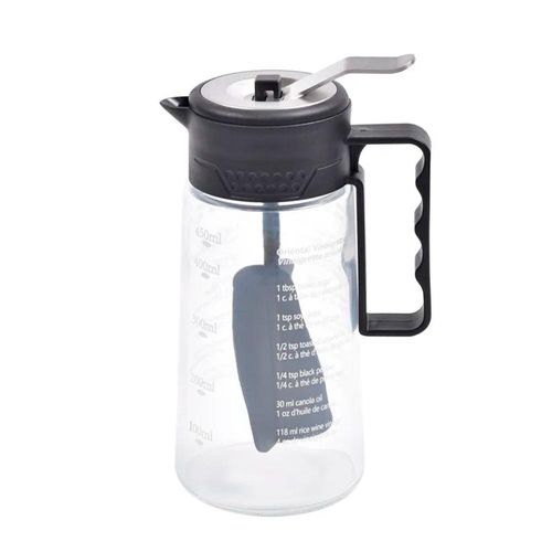 Molheira em vidro para saladas Kenya 500ml cor preta