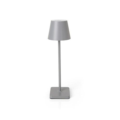 Luminária de mesa tátil regulável Copa&Cia Ross 37,5cm cinza