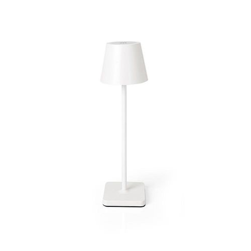Luminária de mesa tátil regulável Copa&Cia Ross 37,5cm branca