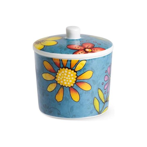 Açucareiro em porcelana Egan Italy Bellamore 240ml azul