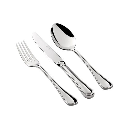 Faqueiro em prata com estojo Saint James Windsor 130 peças