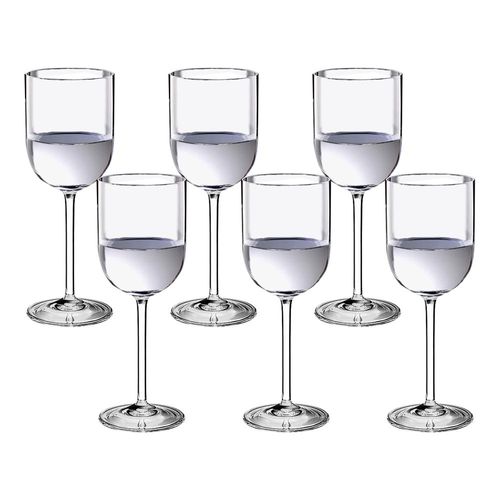 Jogo de taças água em cristal Strauss 330ml 6 peças Jogo de taças água em cristal Strauss 330ml 6 peças