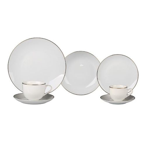 Jogo de jantar em porcelana L'hermitage Legacy Gold 42 peças