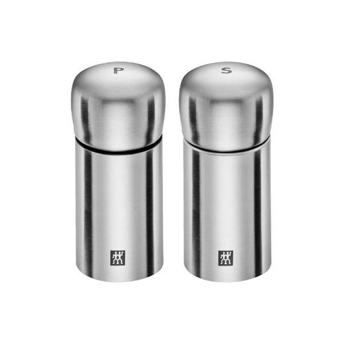 Mini saleiro e pimenteiro inox Zwilling 10x5,2cm Mini saleiro e pimenteiro inox Zwilling 10x5,2cm