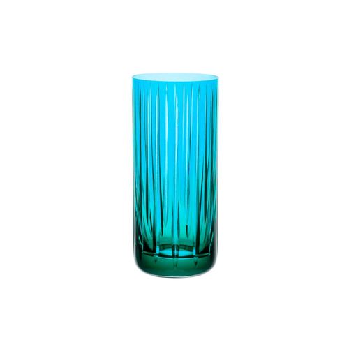 Copo em cristal Strauss Overlay Long Drink 142.150 395ml azul claro Copo em cristal Strauss Overlay Long Drink 142.150 395ml azul claro