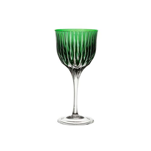Taça para vinho branco em cristal Strauss Overlay 225.103.150 330ml verde escuro Taça para vinho branco em cristal Strauss Overlay 225.103.150 330ml verde escuro