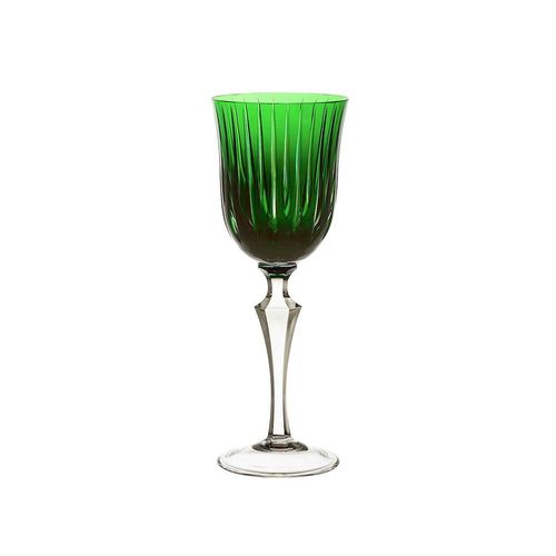 Taça para vinho tinto em cristal Strauss Overlay 237.102.150 350ml verde escuro Taça para vinho tinto em cristal Strauss Overlay 237.102.150 350ml verde escuro