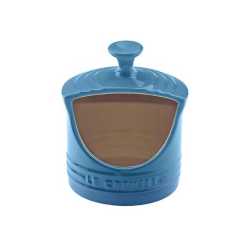 Porta sal em cerâmica Le Creuset 300ml azul caribe Porta sal em cerâmica Le Creuset 300ml azul caribe