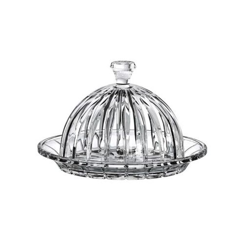 Queijeira com tampa em cristal ecológico Glasgow 20x13cm incolor Queijeira com tampa em cristal ecológico Glasgow 20x13cm incolor