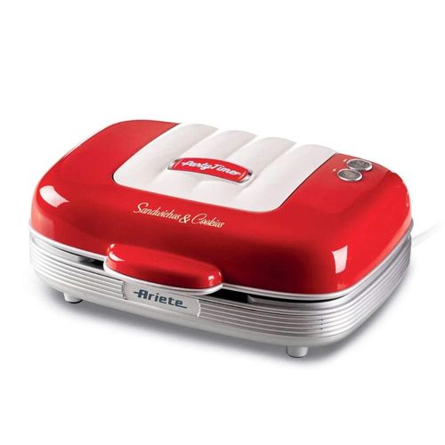 Sanduicheira 3 em 1 Ariete 1972 Retrô Party Time 700w 220 volts Sanduicheira 3 em 1 Ariete 1972 Retrô Party Time 700w 220 volts