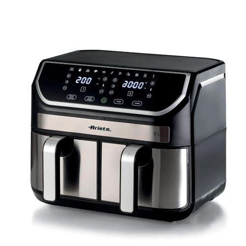 Fritadeira Air Fryer Ariete 4625 Dual preta 9 litros com cesto duplo 1700w 220 volts Fritadeira Air Fryer Ariete 4625 Dual preta 9 litros com cesto duplo 1700w 220 volts