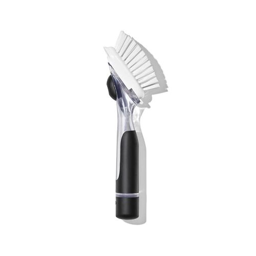 Escova cabo dispenser e detergente OXO Good Grips em plástico 28cm Escova cabo dispenser e detergente OXO Good Grips em plástico 28cm