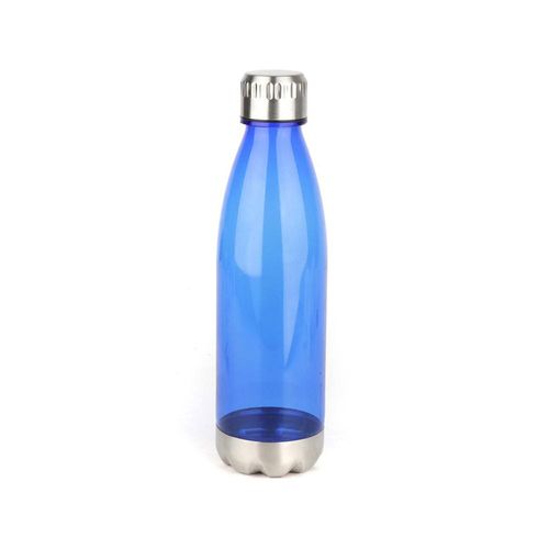 Garrafa de aço inox e plástico Hudson 700ml Azul Garrafa de aço inox e plástico Hudson 700ml Azul