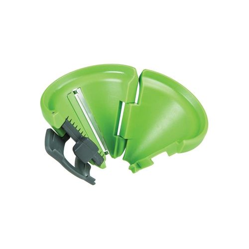 Descascador espiral de plástico e aço inox Hudson DP12 ?9x9x8cm verde e cinza Descascador espiral de plástico e aço inox Hudson DP12 ?9x9x8cm verde e cinza