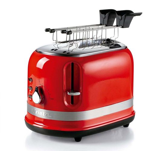 Torradeira elétrica Ariete 149 Moderna 6 níveis de tostagem vermelha 750w 220v Torradeira elétrica Ariete 149 Moderna 6 níveis de tostagem vermelha 750w 220v