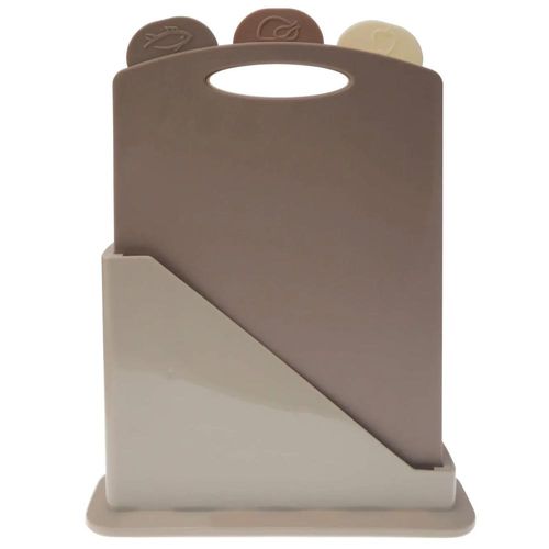 Jogo de tábuas para corte de plástico Kenya 4 peças Jogo de tábuas para corte de plástico Kenya 4 peças