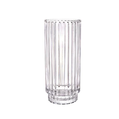 Vaso em cristal ecológico L'Hermitage Dórica 15x34,1cm incolor