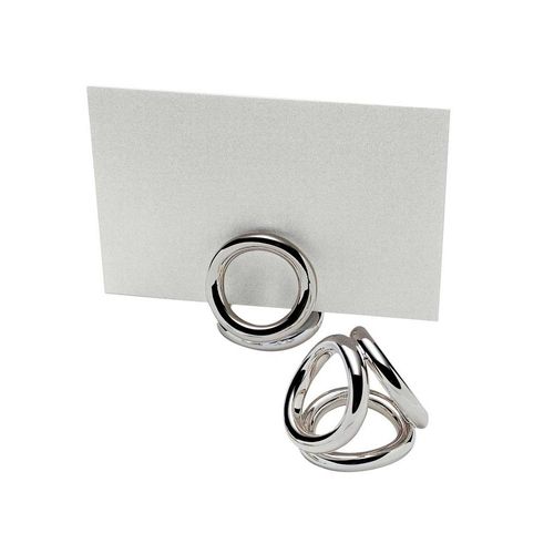 Jogo de porta cartões em prata Christofle Vertigo 2 peças Jogo de porta cartões em prata Christofle Vertigo 2 peças