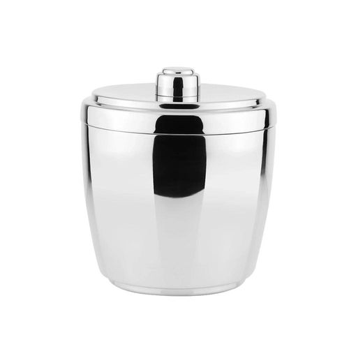 Balde de gelo em aço inox Fracalanza Manhattan 17,5x20cm 3 litros prata