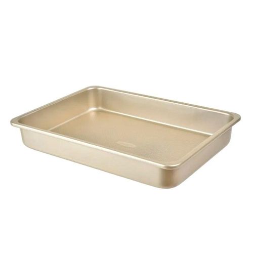 Forma retangular funda em aço carbono Kenya 24,5x34,8cm