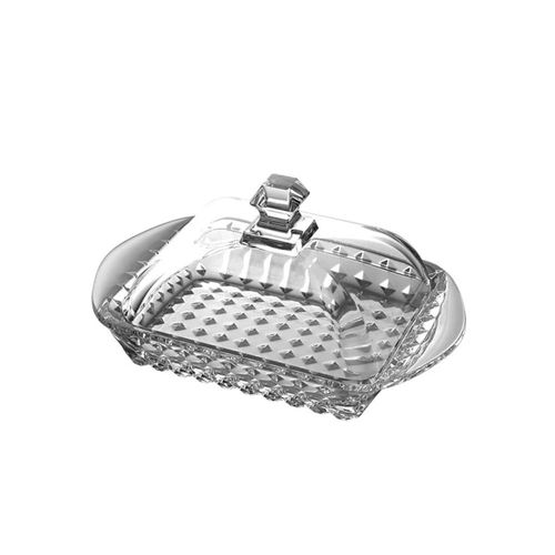 Manteigueira em cristal ecológico L'Hermitage Belmont 17,2cm Manteigueira em cristal ecológico L'Hermitage Belmont 17,2cm