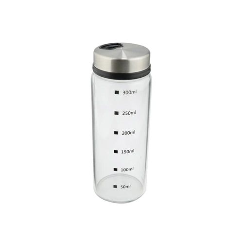 Porta condimento em vidro com Tampa em aço inox Dynasty 300ml incolor