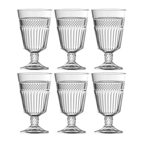 Jogo de taças em cristal ecológico L'Hermitage Palace 330ml 6 peças