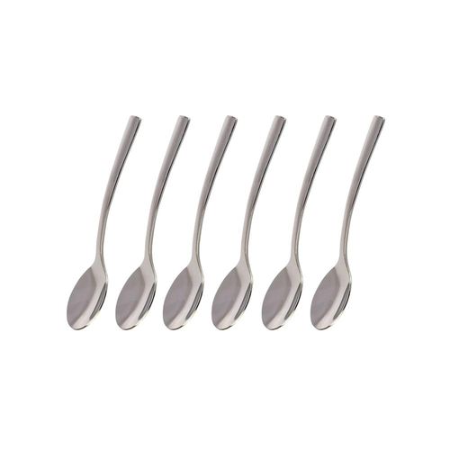 Jogo de Colheres para Café Fracalanza Ravel Aço Inox com Caixa Black Lux 6 peças